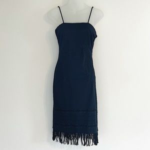 Rampage embroidered bodycon Y2K dress
